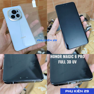 [Honor Magic 6/ Pro/ Ultimate/ RSR Porsche] Dán kính cường lực UV FULL màn FULL keo 3D Glass Pro+ 9H