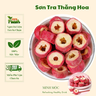 Sơn tra khô, táo gai khô sấy thăng hoa loại bỏ lõi (loại ngon)