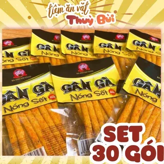 Bịch 30 Gói Gân Gà Nóng Sốt Ba Anh Em Food, Snack Cay Xé, ăn vặt tuổi thơ cổng trường