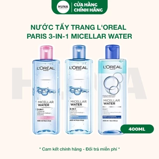 Nước tẩy trang L'Oreal Paris 3-in-1 Micellar Water 400ml