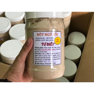 1kg bột ngũ cốc dinh dưỡng nhà làm- COMBO 2 HỘP 0,5KG (Loại đặc biệt, có hạt sen và yến mạch)