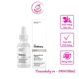 Serum Niacinamide 10% + Zinc 1% The Ordinary - Tinh Chất The Ordinary kiềm dầu giảm mụn giảm thâm 30ml