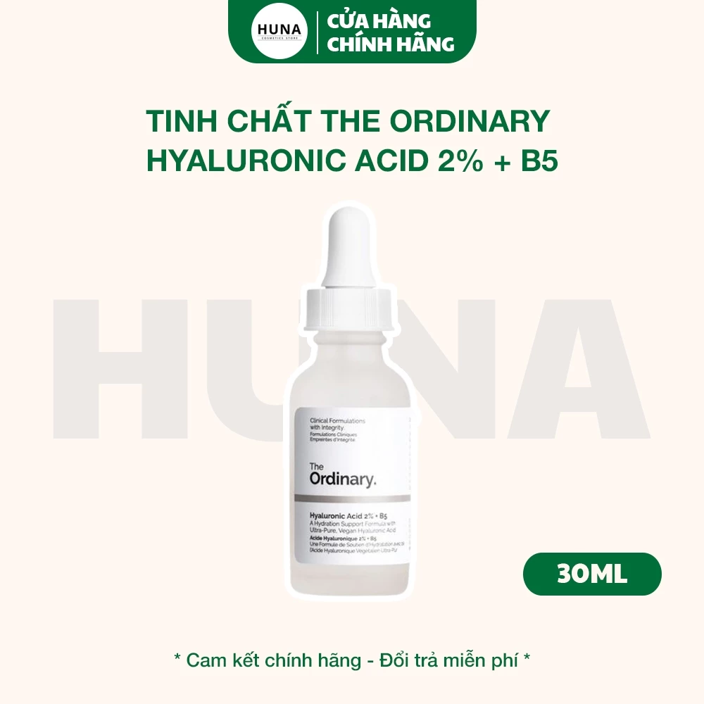 SERUM CẤP NƯỚC, PHỤC HỒI DA THE ORDINARY HYALURONIC ACID 2% + B5 30ML