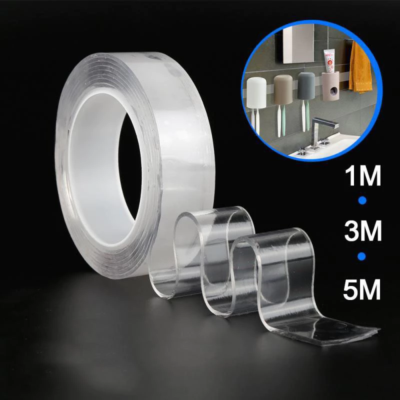 Băng Dính Nano Dán 2 Mặt Trong Suốt -BA7143