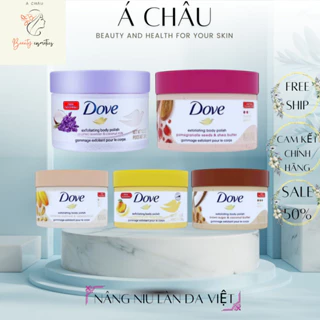 Tẩy da chết Body Dove Lựu đỏ 225ml Date 2025