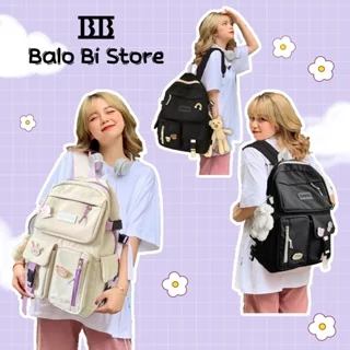 Balo ulzzang 02 chống nước thời trang nữ đi học đi chơi dễ thương cute chống nước