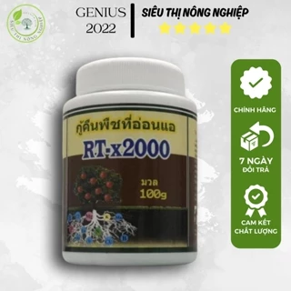 Chế Phẩm RT-x2000 cứu cây trồng bị suy yếu phục hồi cảnh, chai 100g Genius 2022