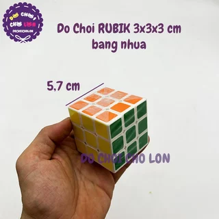 Đồ chơi Rubik 3x3x3 bằng nhựa giấy dán 5.7 cm