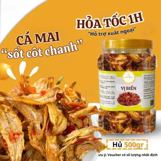 1kg Cá Mai Rim Mềm Vị Biển, Đồ Ăn Vặt Ngon Giá Rẻ Hủ Pet 350gr Sản Phẩm Ăn Liền