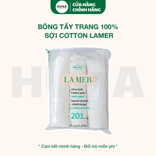 Bông tẩy trang 100% sợi Cotton Lamer 120 - 201 miếng, bông tự nhiên mềm mịn thấm hút tốt