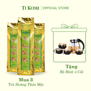 Trà Hoàng Thảo Mộc (COMBO 3) Thanh Nhiệt Giải Độc Mát Gan, Giúp Ngủ Ngon, Ổn Định Đường Huyết