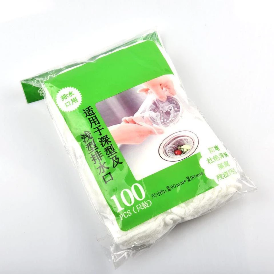 Túi lọc rác bồn rửa bát, combo 100 túi lọc rác -BA7544