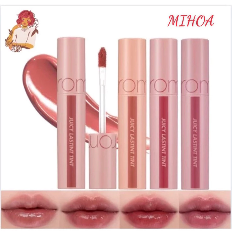 [NEW] [ Màu full 06-29] Son Tint Bóng Romand Juicy Lasting Tint 06 07 08 09 10 11 12 13 16 18 19 20 21 22 23 24 25 29