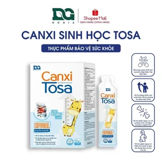 Canxi sinh học Tosa thế hệ mới kết hợp canxi vitamin D3 K2 cho bé giúp phát triển chiều cao xương và răng chắc khỏe