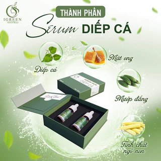 [SÀI GÒN] - Serum Diếp Cá Giảm Mụn, Thâm, Rỗ - Serum Diếp Cá IGREEN