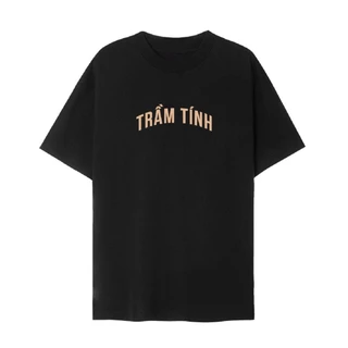 áo thun unisex nam nữ áo phông tay lỡ " trầm tính" hướng nội, sản phẩm trent 2024