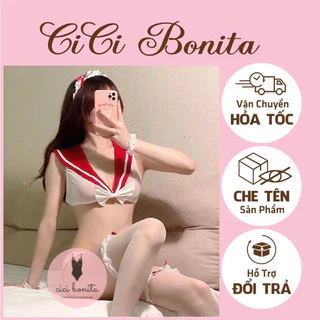 Bộ ngủ cosplay nữ sinh trung học set đồ ngủ 2 mảnh học sinh anime gợi cảm sexy CICI BONITA HCM CP17