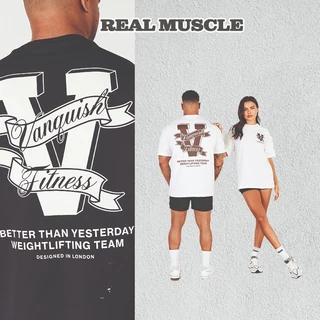 [VQ] áo phông VANQUISH WEIGHTLIFTING TEAM oversized cổ tròn chất cotton thể thao