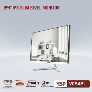 Màn Hình VSP VC242I IPS 24 INCH - 100HZ - 2MS - ĐEN / TRẮNG