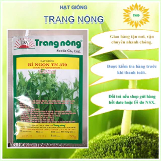 Hạt giống bí siêu ngọn năng suất cao Trang Nông 50gr