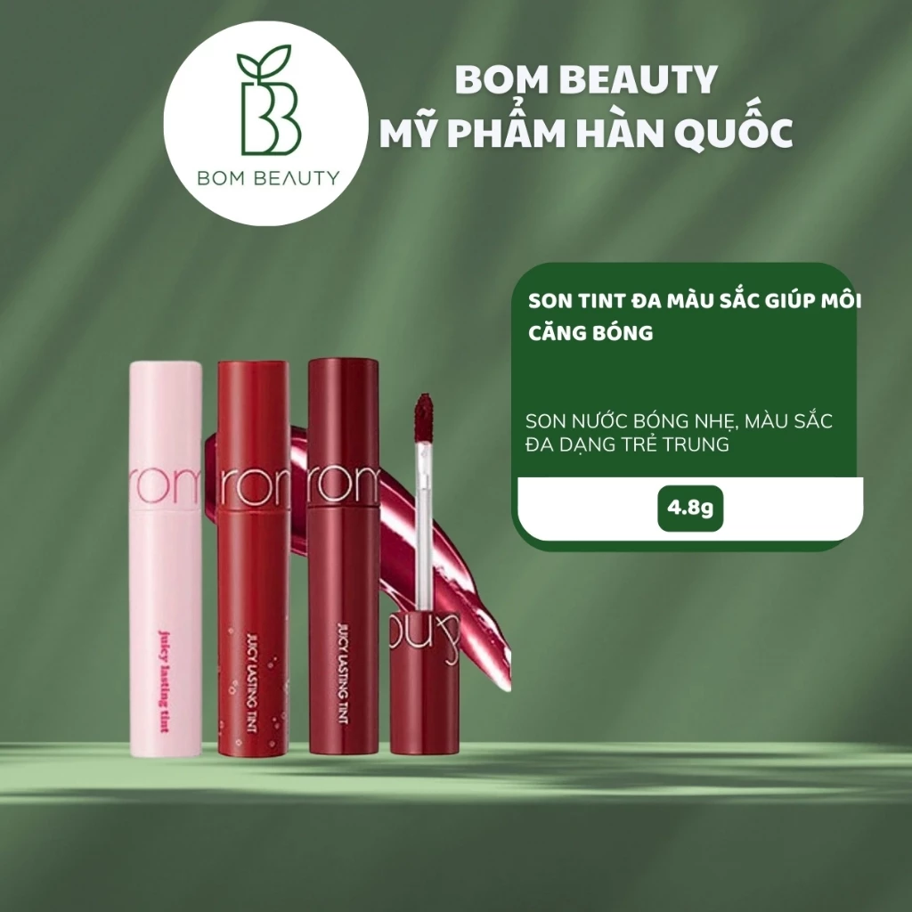 (Màu 1-39) Son Tint Bóng Romand Juicy Lasting Tint 5.5g