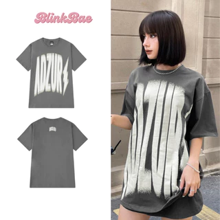 Áo Thun T-shirt Nữ Local Brand BlinkBae In Họa Tiết ADZUR Form Rộng Chất Liệu Cotton Co Dãn Cao Cấp Unisex