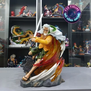 Mô hình One Piece Vua Bóng Tối Silvers Rayleigh chiến đấu  - Mô hình Minh vương  Rayleigh  Cao 35CM