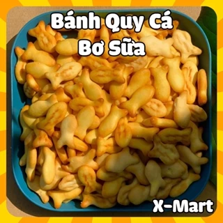 100G Bánh Quy Cá Mặn Bơ Sữa Sài Gòn, Bánh Cá Mặn, Đồ Ăn Vặt