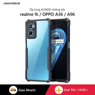 Ốp lưng XUNDD realme 9i / OPPO A36 / A96 Mặt lưng trong, Viền TPU, Chống sốc