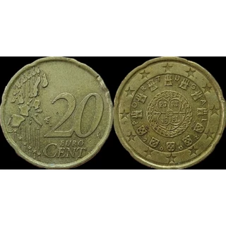 Đồng xu 20 Euro Cent Bồ Đào Nha (Portugal) 1999-2006