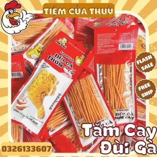 5 Gói Snack Hình Đùi Gà Thơm Cay THẾ GIAI, Tăm Cay, Que Cay, đồ ăn vặt tuổi thơ, Tiệm ăn vặt Thuỳ Bùi