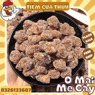 500G Ô Mai Me Chua Cay, Me Xí Muội Chua Cay Đà Lạt, Ô Mai - Mứt Tết, Tiệm ăn vặt Thuỳ Bùi