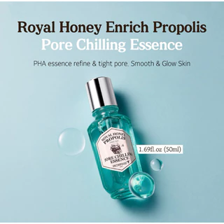 [ Skinfood ] Tinh chất keo ong cải thiện lỗ chân lông dành cho da dầu Royal Honey Propolis Pore Chilling Essence 50ml