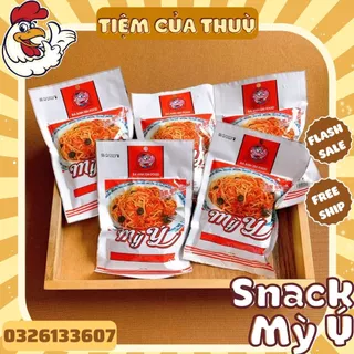 5 Gói Snack Mỳ Ý Ba Anh Em Chua Cay, Tăm Cay Tuổi Thơ, đồ ăn vặt nội địa, Tiệm ăn vặt Thuỳ Bùi