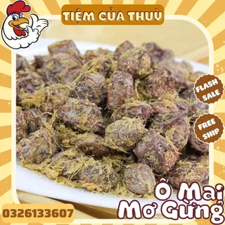 500G Ô Mai MƠ Gừng Chua Mặn Ngọt Ngậm Ho Hiệu Quả, Ô mai - Mứt tết, Tiệm ăn vặt Thuỳ Bùi