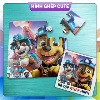 Hình ghép Cute 1K - COMBO 100 Cái  - 9 mảnh - Quà tặng 1K