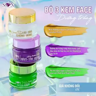 Kem Face SON Mụn - Nám - Trắng Da - Kem S.O.N Cô Tiên Xanh Tím Trắng