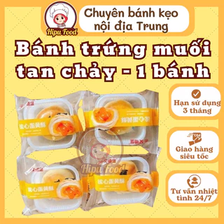 Bánh trứng chảy nhân trứng muối Đài Loan - 1 bánh