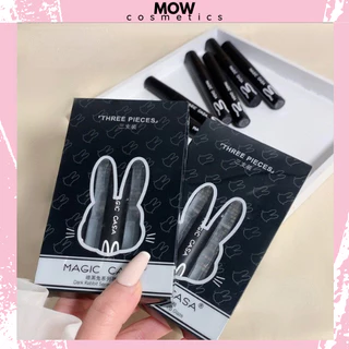 Set 3 Son Kem Lì Thiết Kế Hình Thỏ Độc Đáo MOW Cosmetics SM11