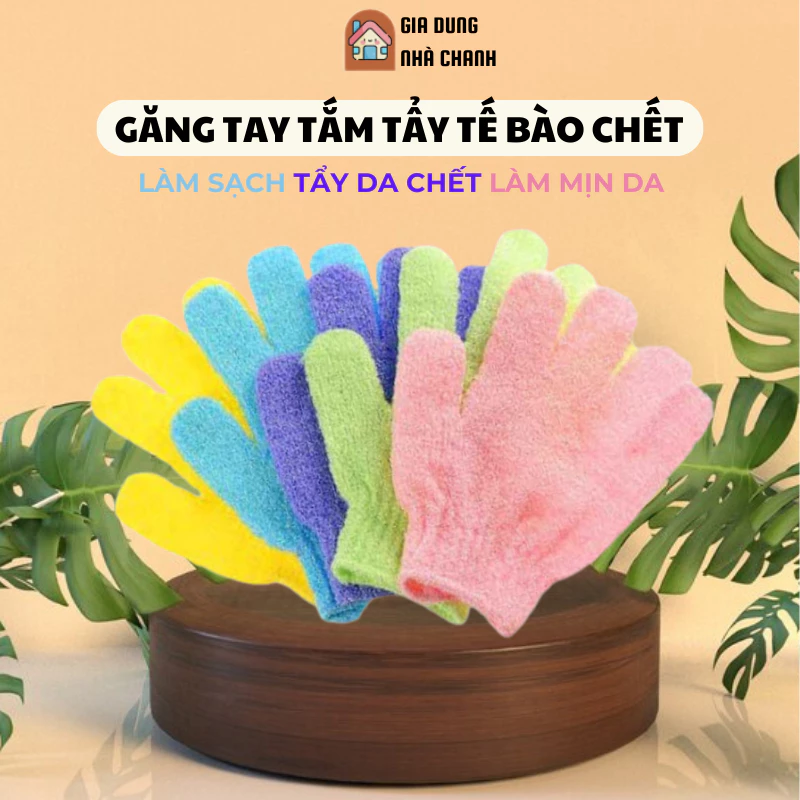 Găng Tay Tắm Tẩy Da Chết - Bao Tay Tắm Tẩy Tế Bào Chết Massage Cơ Thể (1 Cái)