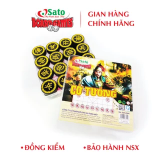 Cờ tướng hộp nhựa, cờ tướng truyền thống quân đẹp bàn cờ nilon Made in Vietnam