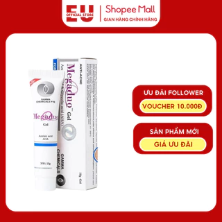 Megaduo Gel/Plus Gamma 15g-30g, Gel Giảm Mụn Ẩn, Thâm, Đầu Đen Cho Da Dầu Mụn