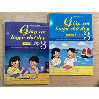 Sách - Giúp em luyện chữ đẹp lớp 3 - tập 1 + tập 2