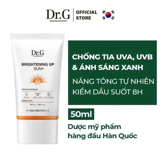 Kem Chống Nắng Dưỡng Sáng Da Dr.G Brightening Up Sun+ và Kem chống nắng vật lý Dr.G Green Mild Up Sun+ SPF50+ PA+++