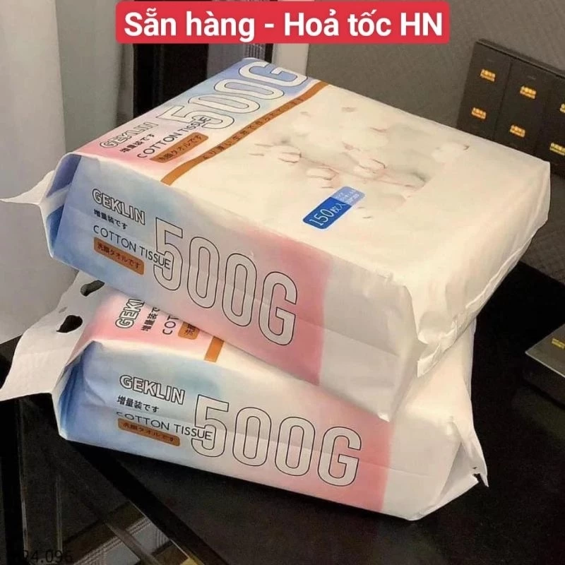 ♥️SỶ♥️ Khăn Lau Đa Năng Túi 500G, Túi Khăn Giấy 500G Đa Năng Chất Liệu Sợi Bông Mềm Mịn An Toàn Cho Da Bịch 500g 150 Tờ
