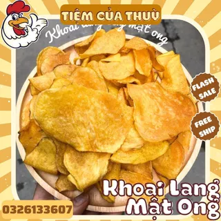 500G Khoai Lang Sấy Mật Ong Đà Lạt, Khoai Lang Sấy Mật Ong Không Đường, Tiệm ăn vặt Thuỳ Bùi