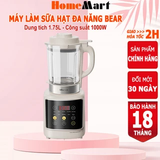 Máy làm sữa hạt đa năng 1.75L Bear PBJ-D10T1, máy nấu sữa hạt 10 chức năng, HomeMart–Hàng chính hãng