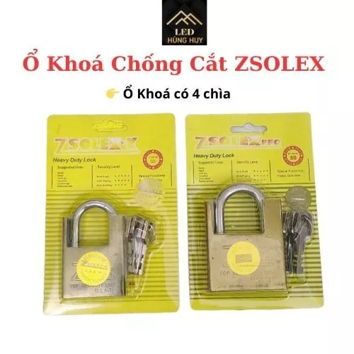 Ổ khoá cửa chống cắt ZSOLEX 50mm, 60mm. Công nghệ USA ( Siêu rẻ )