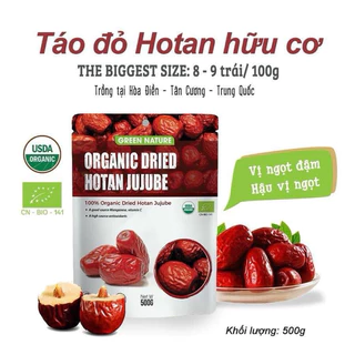 [DATE MỚI NHẤT] Táo đỏ HOTAN hữu cơ Tân Cương ( táo quả to , thịt quả dày , mềm và ngọt )