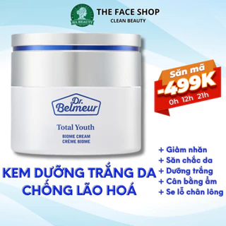 Kem dưỡng chức năng kép chống lão hóa và dưỡng trắng da The Face Shop Dr Belmeur Total Youth Biome Cream 50ml